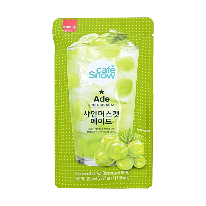 Cafe Snow Shine Muscat Ade 7.78fl oz【Convenience Store Hits】