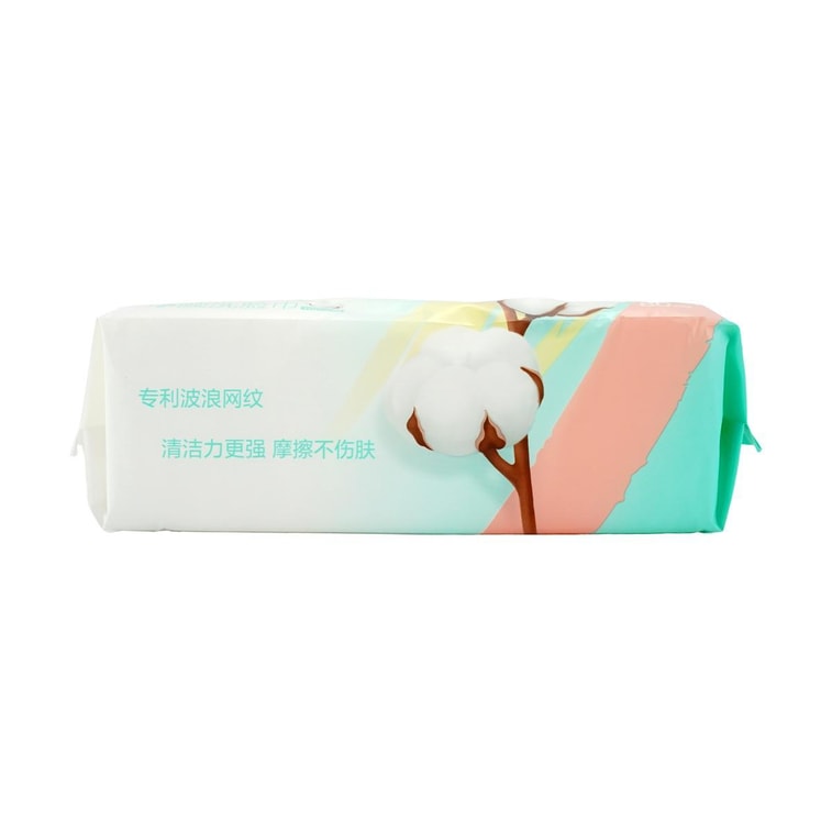 PURCOTTON全棉时代 纯棉净颜洗脸巾加厚网纹 200mmX200mm 80片 4