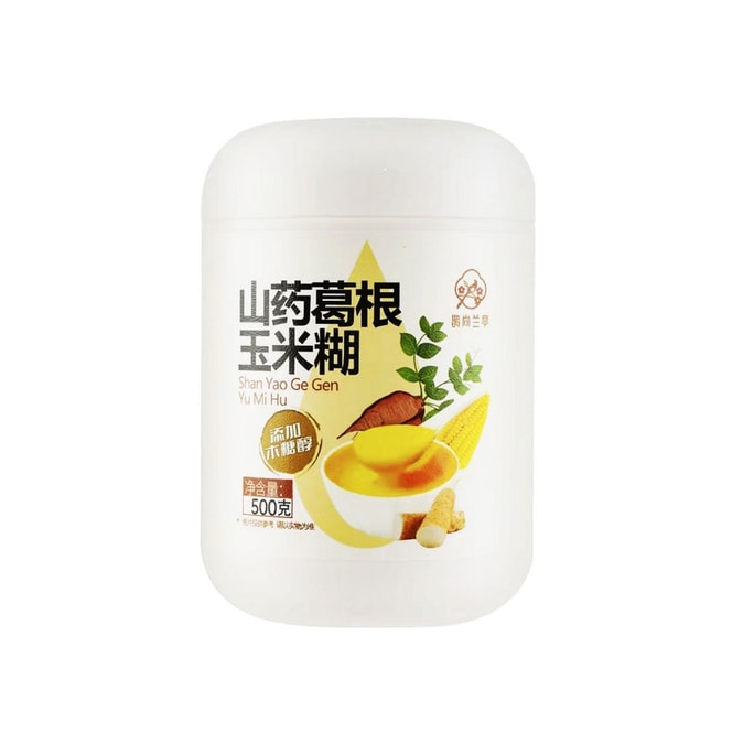 곡상란팅 [고단백 식사대용 분말] 얌, 칡뿌리, 옥수수 페이스트 영양가 높은 아침 식사대용 분말 500g [건강한 아침 식사대용 영양]