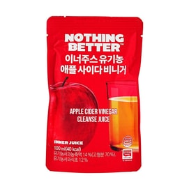 Organic Apple Cider Vinegar Pouch Drink, Inner Juice,3.38 fl oz【100% Natural Fermentation】【Olive Young Selected】