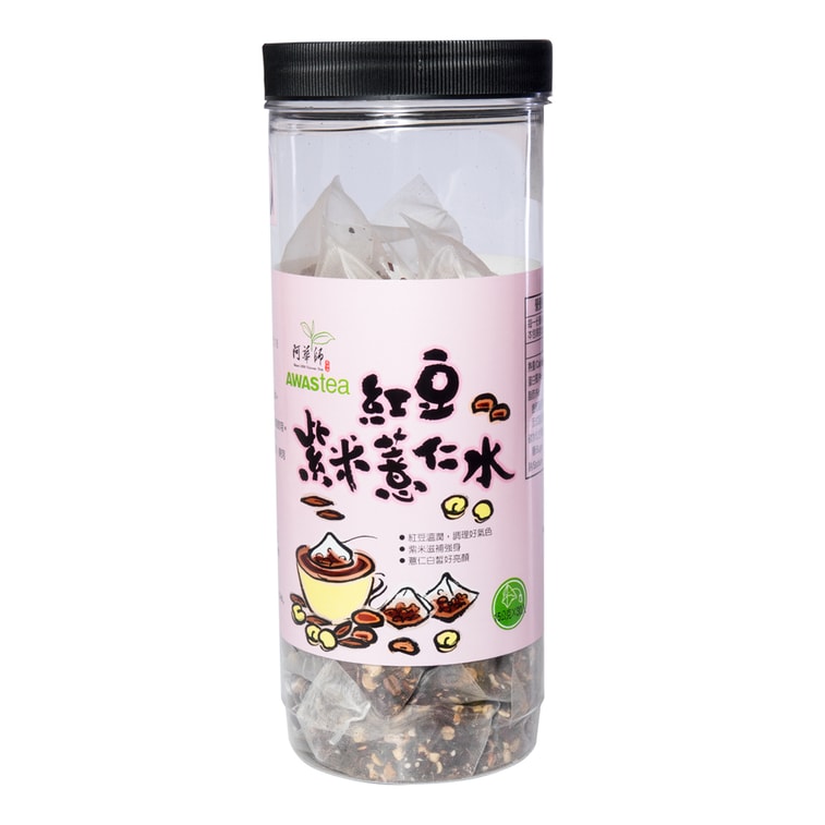 台灣阿華師AWASTEA 紅豆紫米薏仁水 祛濕消腫減肥 30袋入 450g 3