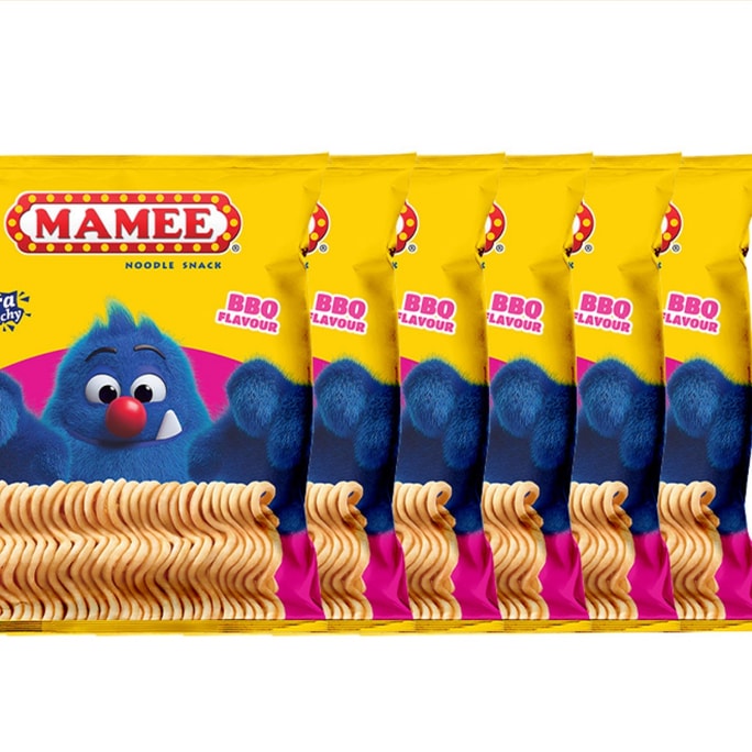 Snack Noodles Barbecue Flavor Portable Pack 25g*6 packs