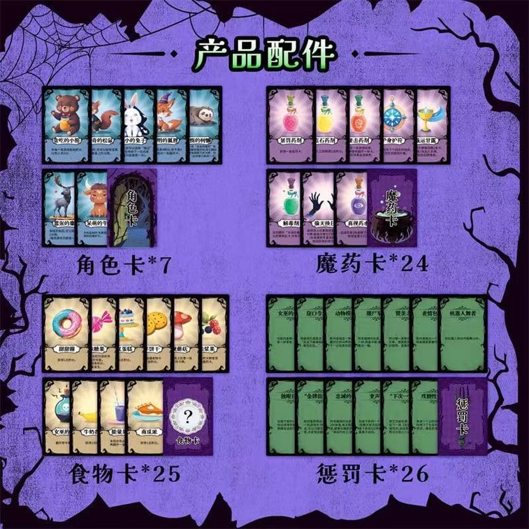 麗麗思 女巫的毒藥 原創桌遊 豪華版 聚會娛樂 休閒牌桌 卡牌 2-4人版【告別電子螢幕 回歸面對面的純粹快樂 每一次翻牌都是心動大考驗】 3