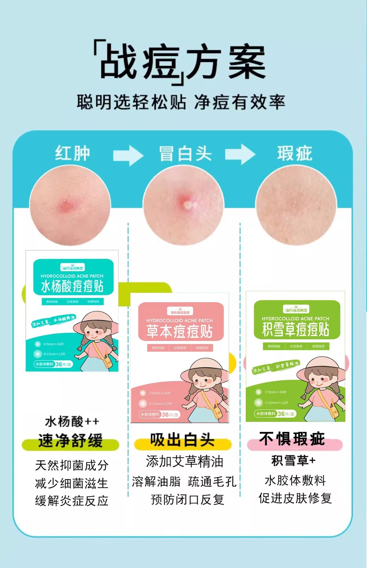 Gotu Kola  Acne Stick 36 Pcs