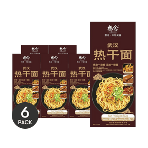 【超值六份裝】想念 武漢熱乾麵 當地特色美食 2人份 342g*6盒 【新老包裝隨機發貨】