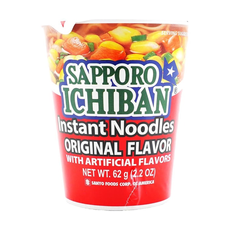 SAPPORO ICHIBAN Instant Cup Noodles Original Flavor, 2.19 oz 3