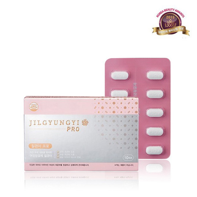 Jilgyungyi Feminine Vagina Total Health Cleanser 10 tablets