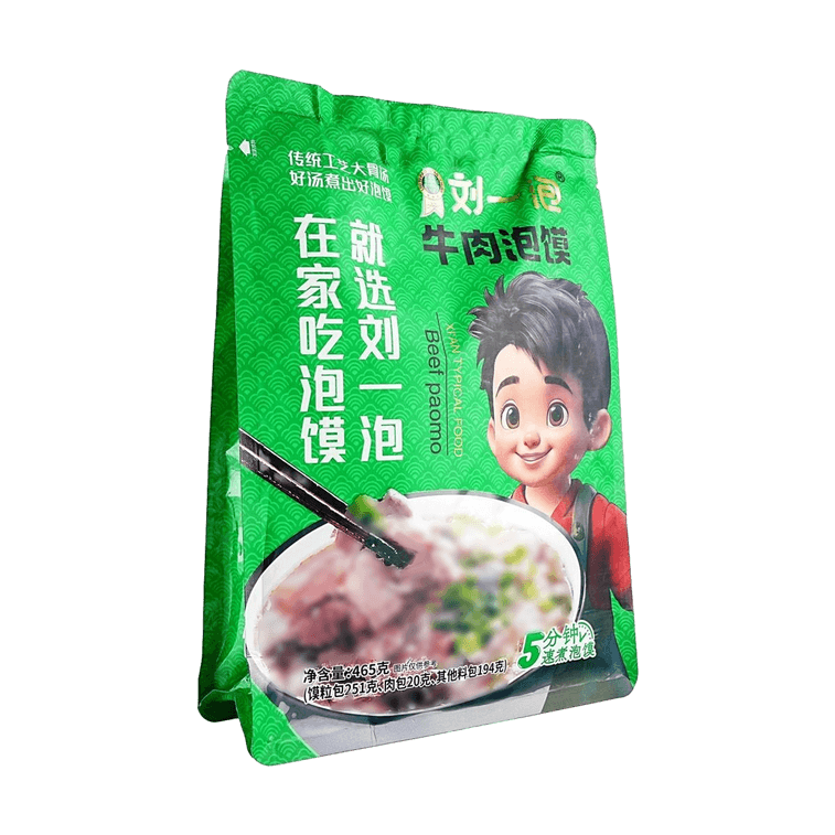 刘一泡 泡馍 3口味组合装 1.4kg 【超值组合】【牛肉+羊肉+酸辣小炒】 3
