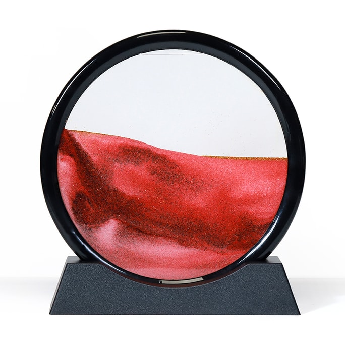 Natural Cinnabar Sand Moving Sand Art Liquid Motion Flowing Sand Home/Office Decoration