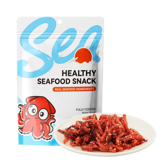Eel shreds spicy seafood Instant dried fish Casual snack fish Dishes that go well with rice spicy100g