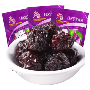 宏源 脆乌梅90后怀旧零食雪梅九制话梅休闲小时候的食品30g*3袋