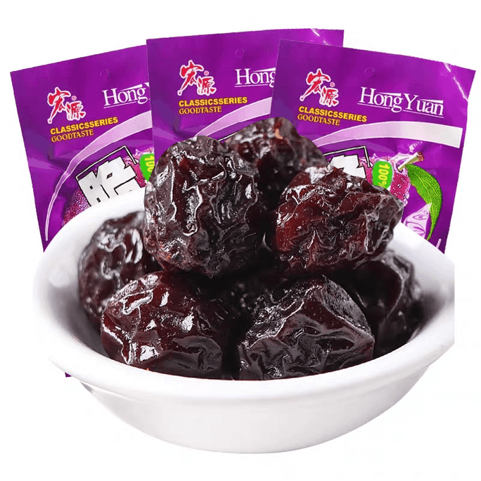 宏源 脆乌梅90后怀旧零食雪梅九制话梅休闲小时候的食品30g*3袋