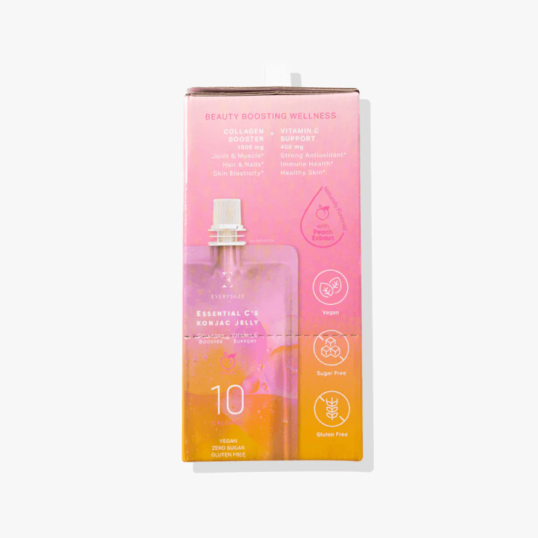 Peach Essential Cs Konjac Jelly Collagen Plus Vitamin C 10 Packs 6