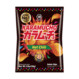 日本KOIKEYA湖池屋 喀喀姆久薯片 辣味 54g【辛辣薯片始祖】