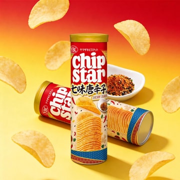 Chip Star Potato Chips Shichimi Togarashi Spicy Flavor 3.7 oz