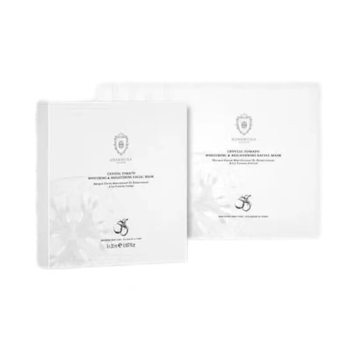 Crystal Tomato Mask Hydrates Brighens And Prevents Ageing - 20 pcs