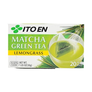 ITO EN 말차 녹차 레몬그라스맛 티백 20개입 1.05oz