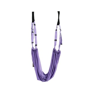 Aerial Yoga Strap Home Fitness Equipment Inversion Strap Door Mounted Stretch Band Yoga Hammock Purple 1 Piece