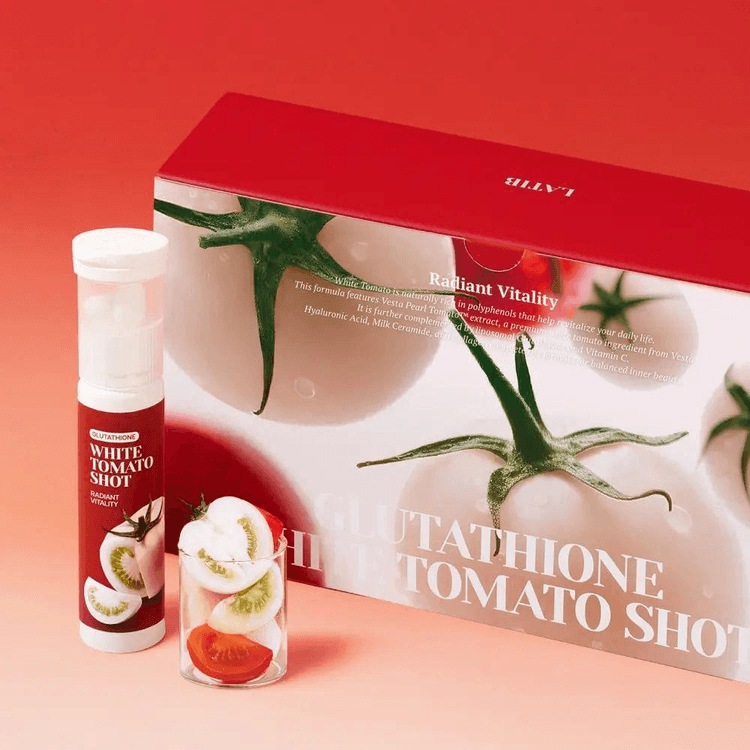 Glutathione White Tomato Drink 14 Sticks N Portable Liquid Drink