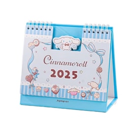 Sanrio 2025 Table Calendar Table Calendar Record Card Fun Cute Cute Fun Style Variety-Cinnamoroll 1Pc
