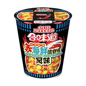 レッドシーフード エビ風味 インスタントラーメン カップ 2.8 oz【濃厚でスパイシーなスープ】