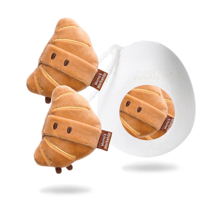 Orange M Puff Set  Micro-hole Leather  Dual-use  2-Size Combo  Breathable Makeup 3pcs