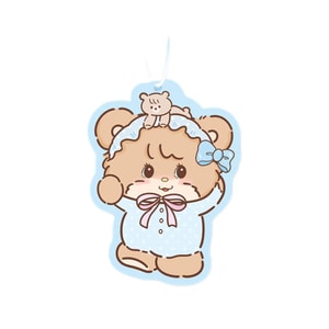 FOXTAIL 車用芳香剤 車用芳香剤スティック 漫画車用芳香剤 長持ちする車内消臭剤 ワードローブオーナメント - 小さな茶色のクマ ミッコ ブラックアイスの香り 1個