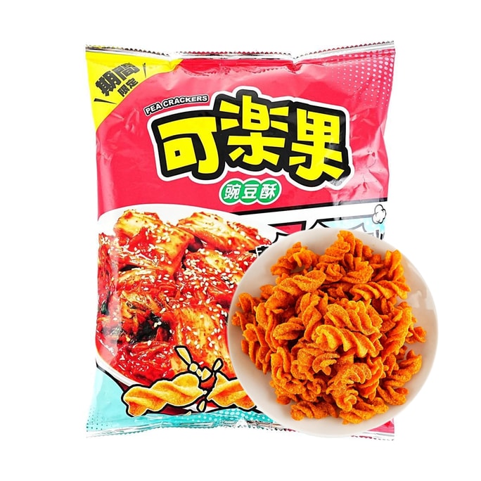 Koloko Pea Crackers Korean Kimchi Flavor 5.64 oz