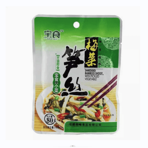 Preserved Mustard Greens & Shredded Bamboo Shoots 80g X 3 Packs 240g