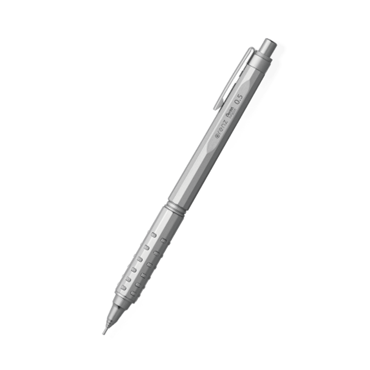 Pentel Orens AT Dual Grip Type Silver XPP2005-Z 1 - Yami.com