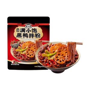 【中国直邮】 满小饱 【新品!】黑鸭拌粉 正宗武汉风味香辣过瘾速食面米线懒人夜宵 294g