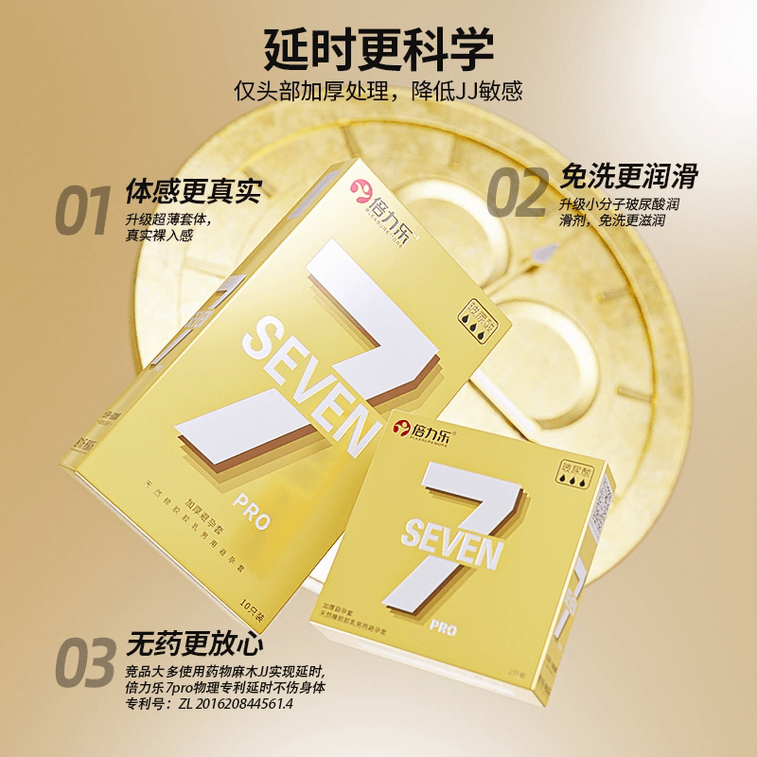 Refuse Instant Ejaculation Delay Condom, Non-Long-Lasting, Male Safe Non-Ejaculation Special, Thickened Hyaluronic Acid Genuine Product, 10 Pieces 3