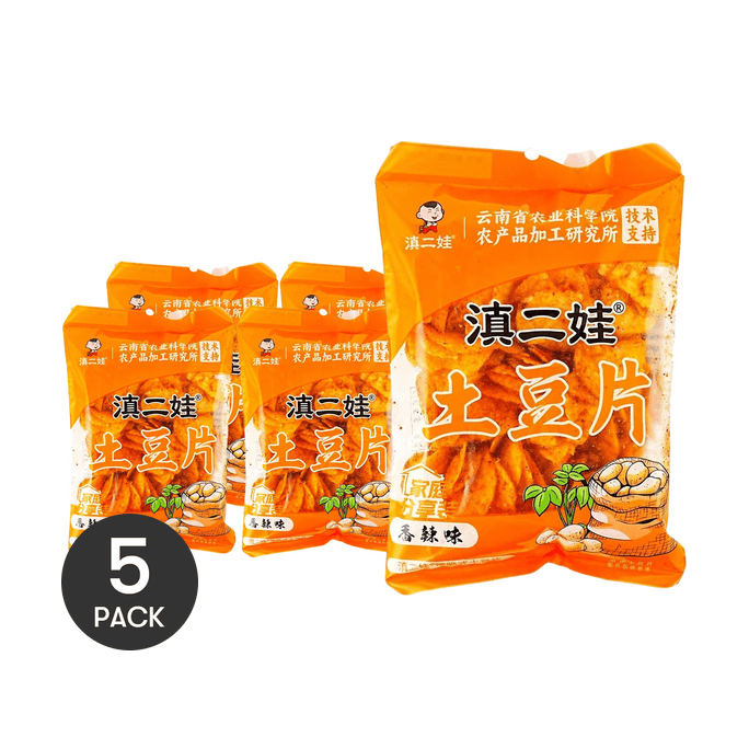 ポテトチップス スパイシー味 2.82オンス×5【5パック】