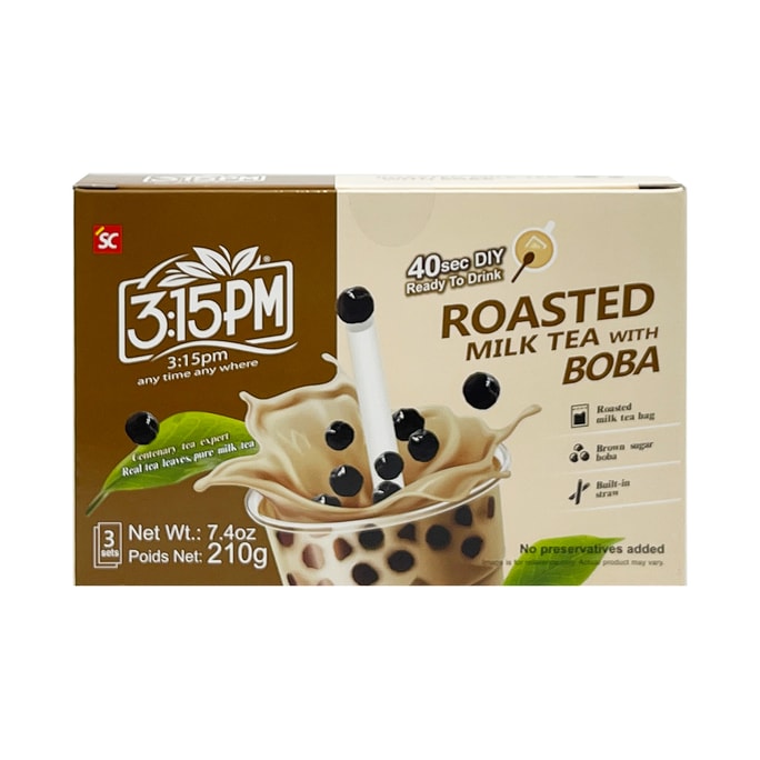 Roasted Milk Tea With Boba 210g 3pcs
