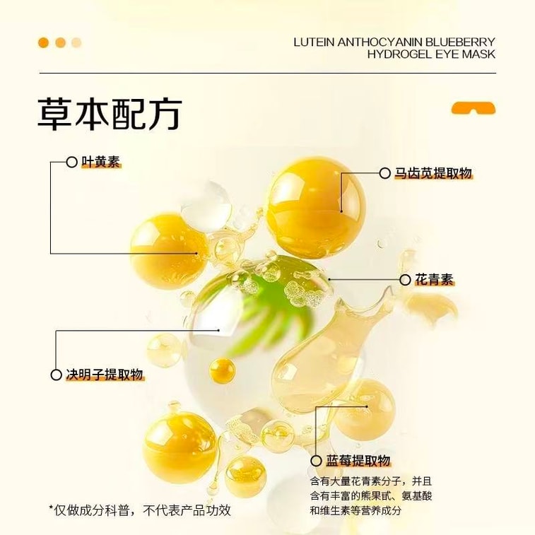 仁和葉黃素眼貼 花青素藍莓水凝膠護眼罩【舒緩眼部疲勞 八大穴位 草本護眼貼】6片/袋 4