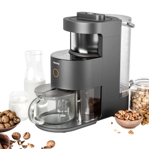 Y1-US01 Multi-Function Soy Milk Maker and Food Processor - 10.14 fl oz to 33.8 fl oz Black