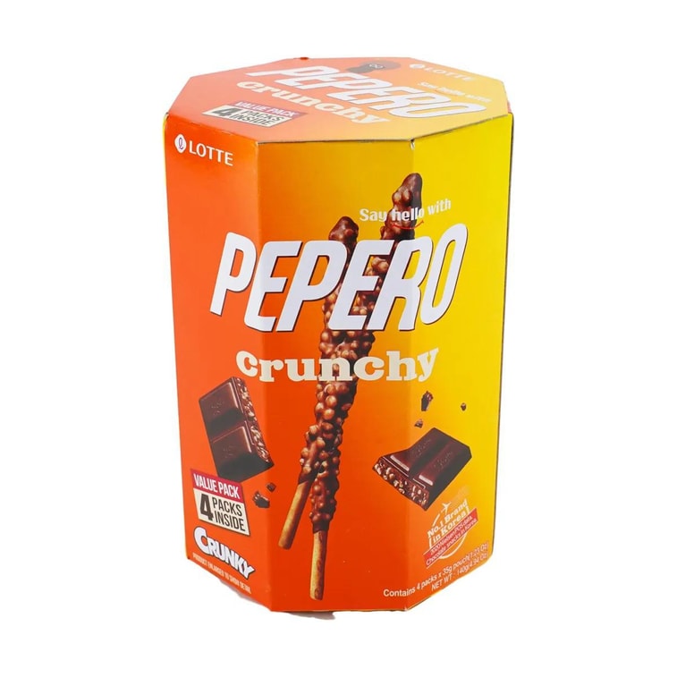 페페로 크런치 초콜릿 비스킷 스틱, 밸류팩, 4개입 (137g)【스트레이 키즈 추천 상품】【포장은 다를 수 있습니다】 18