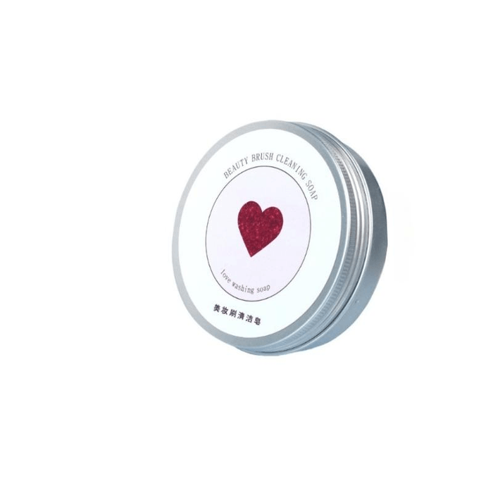 【中国からの直送】Monliss メイクブラシ、ファンデーションブラシ、パフ、メイクスポンジ、ブラシ用クリーニングソープ（100g x 1箱） - 手を汚さずに洗浄できます。