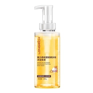 Sulfur Mite-Removing Shower Gel Liquid Soap for Removing Mites and Back Acne 380g