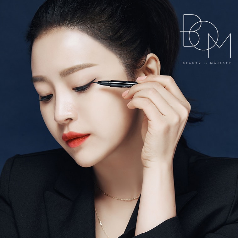 韓國 BOM 奇妙眼線液筆 #03淺棕色 防水纖細不脫妝 無防腐劑不刺激 根根分明可畫下眼線 0.5g 4