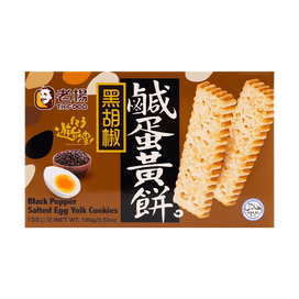 爆款补货】台湾老杨咸蛋黄饼100g - 亚米