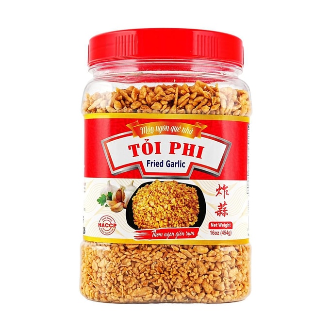 越南VASIFOOD 炸蒜 454g【蒜头酥蒜蓉粒】【火锅蘸料烧烤调料粿条汤调味】