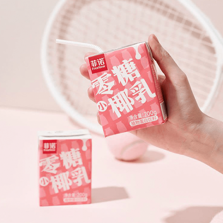 무설탕 생 코코넛 라떼 - 3팩* 7.05 oz 【라인프렌즈 콜라보레이션】 3