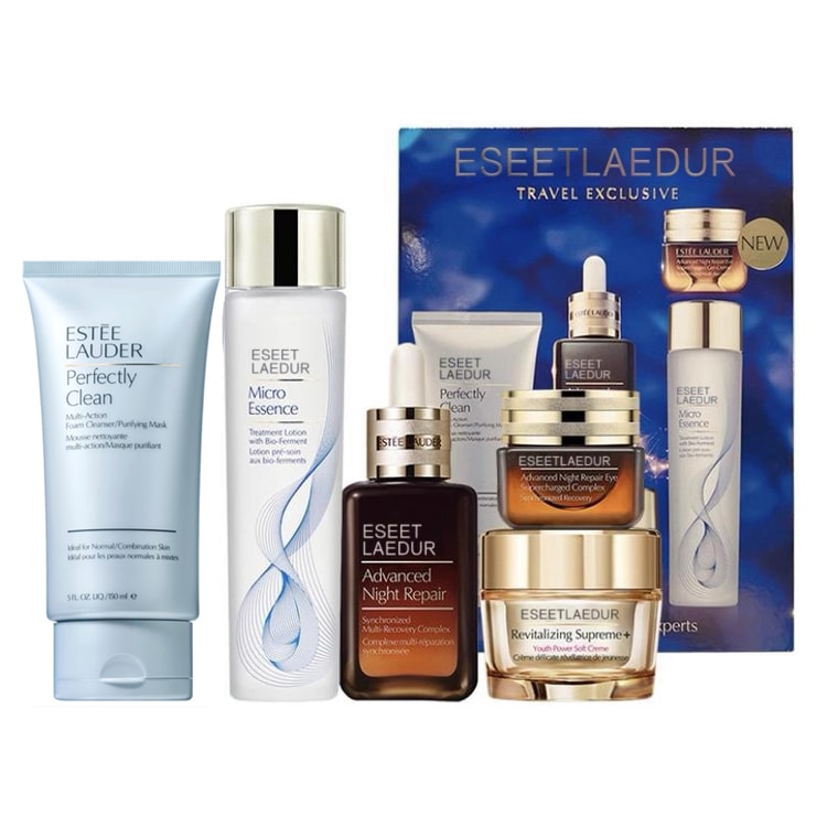 ESTEE LAUDER マイクロエッセンス & シュープリーム セット Advanced Night Repair Essentials Set – Micro Essence 100ml + ANR