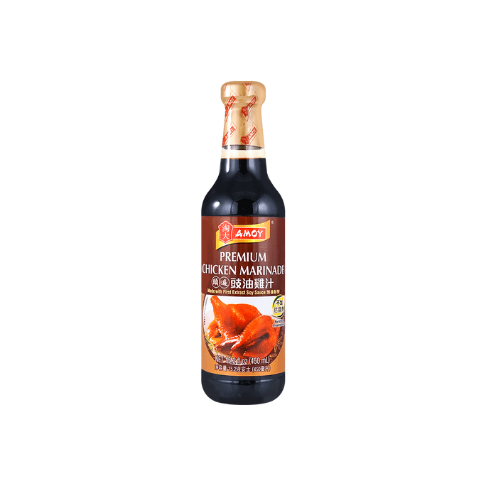 Premium Chicken Marinade Sauce Made From Soy Sauce, 15.22 oz