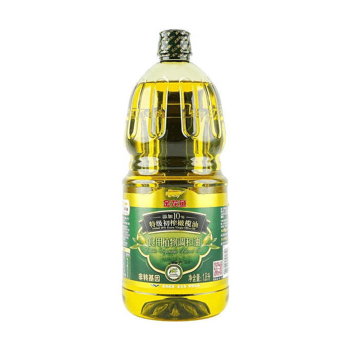金龙鱼 添加10%特级初榨橄榄植物调和油 1.8L