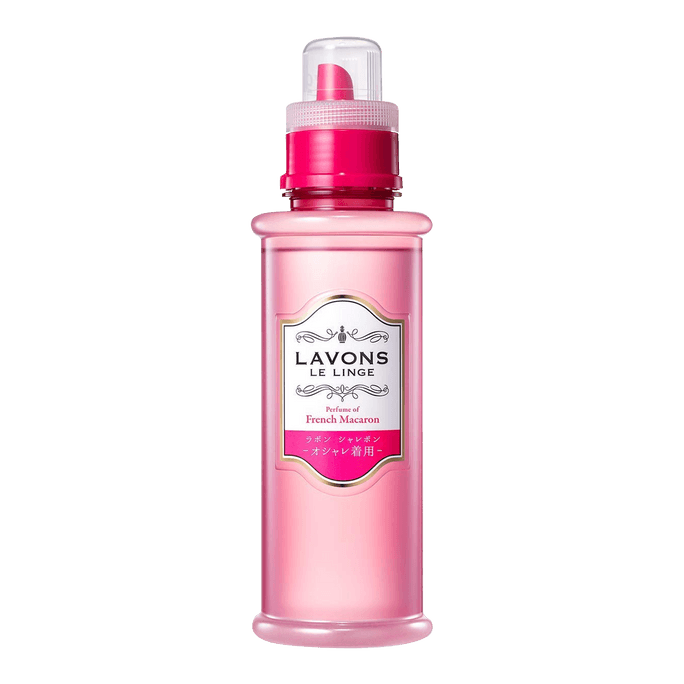 日本LAVONS LE LINGE 二合一香水柔顺洗衣液 法国马卡龙香 500ml