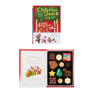 Christmas Book Chocolate Gift Box 12 Pieces