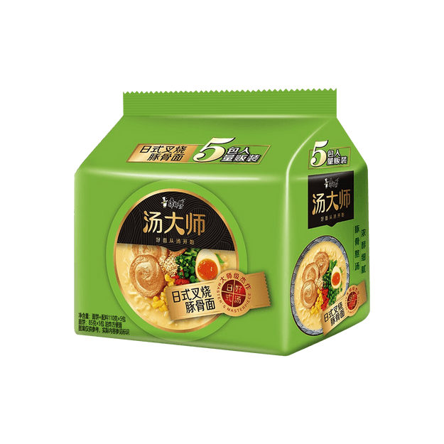 商品详情 - 【短保商品】康师傅 汤大师 日式叉烧豚骨 五包 exp:6/9