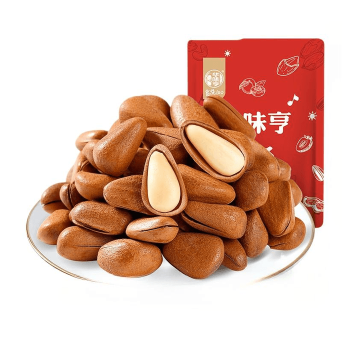 Hand-Peeled Pine Nuts, Northeast Pine Nuts, Dried Fruits, Open Nuts Snacks 250g*1 Bag